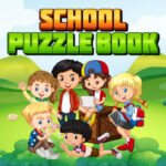 School puzzle book