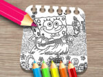 Sponge on the Run Coloring Book