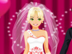 Wedding girl dress up