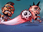 Puppet soccer fighters